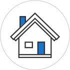 住宅展示場のアイコン